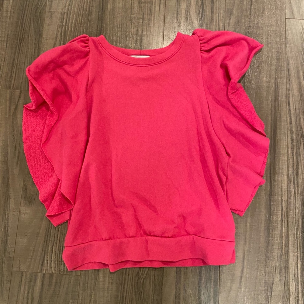 Evereve short sleeve sweatshirt